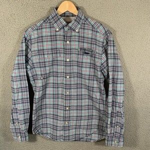 S Vineyard Vines Harbor Shirt Mens XS Multicolor Plaid Button Up‎ Long Sleeve